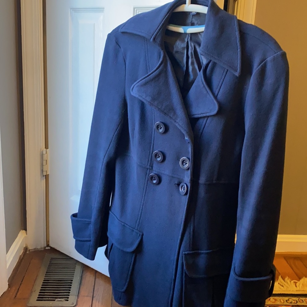 Banana republic navy blue jacket.